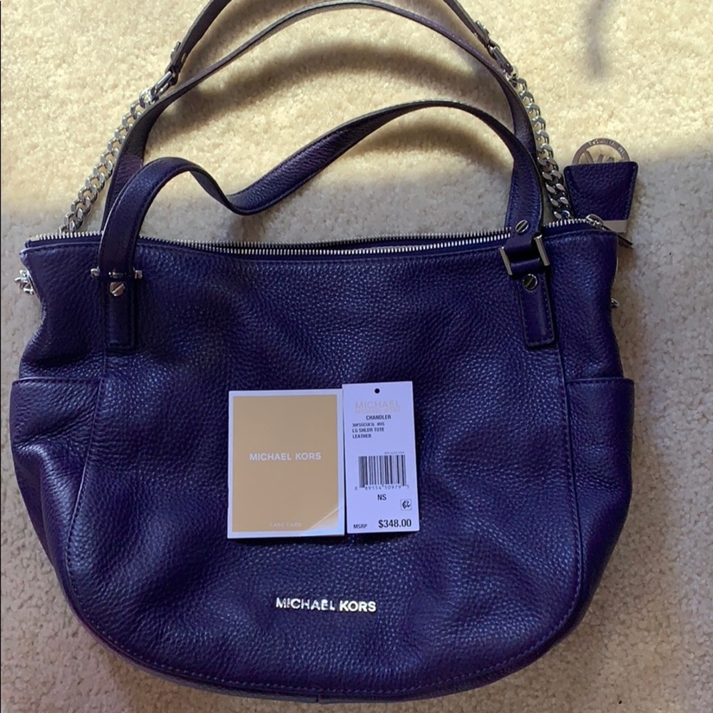 Michael Kors large leather tote